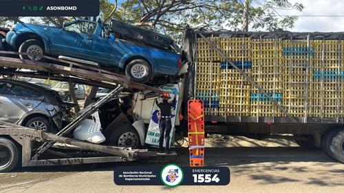 (Foto: Bomberos Municipales Departamentales)