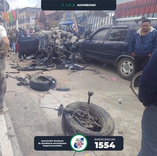 (Foto: Bomberos Municipales Departamentales)