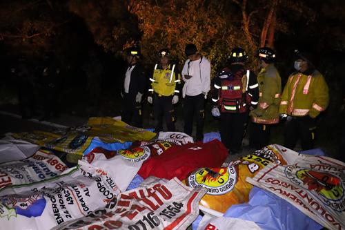 Imagen posterior al accidente ocurrido la noche del 26 de diciembre. (Foto: Bomberos Voluntarios)