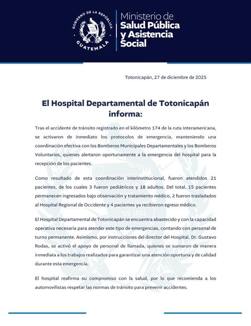 (Foto: Hospital de Totonicap&aacute;n)