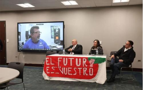 Los funcionarios detallaron cada uno de los proyectos enfocados para sus respectivos ciudadanos retornados. (Foto: ELNC)