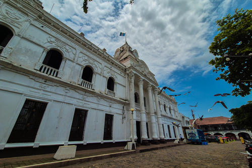 El Palacio de Retalhuleu: Tesoro hist&oacute;rico y joya arquitect&oacute;nica centenaria. (Foto: Angel Revolorio//Colaborador)