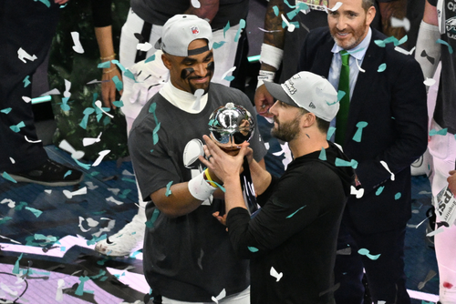Los Eagles celebraron su segundo triunfo despu&eacute;s del de 2018. (Foto: Archivo)