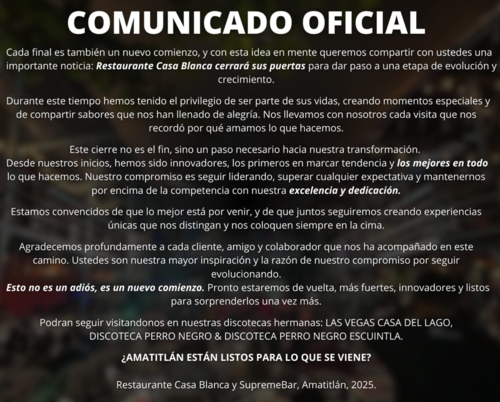 (Foto: Restaurante Casa Blanca) 