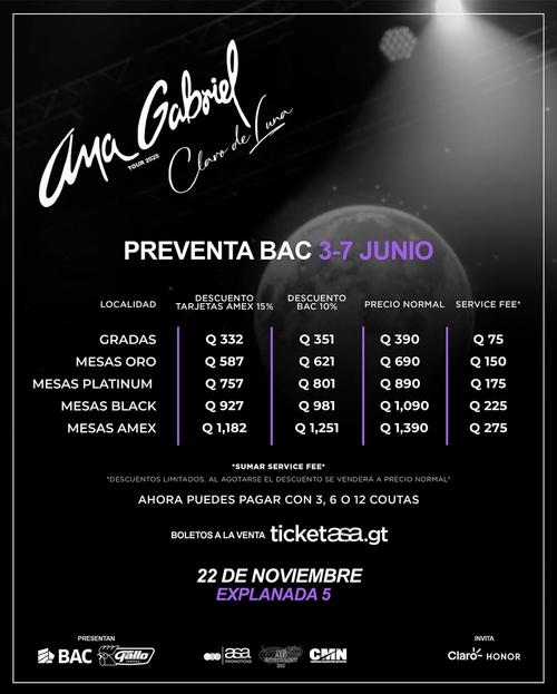 ana gabriel, cantante, concierto