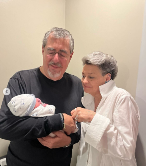 El presidente anunció la llegada de su nieto el pasado 8 de marzo en su cuenta de Instagram. (Foto: Bernardo Arévalo/Soy502)