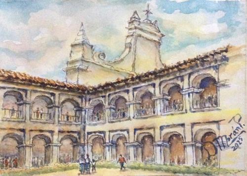 Comparte detalles de su obra a través de redes sociales. (Foto: Redes sociales Domingo Morán Pop)