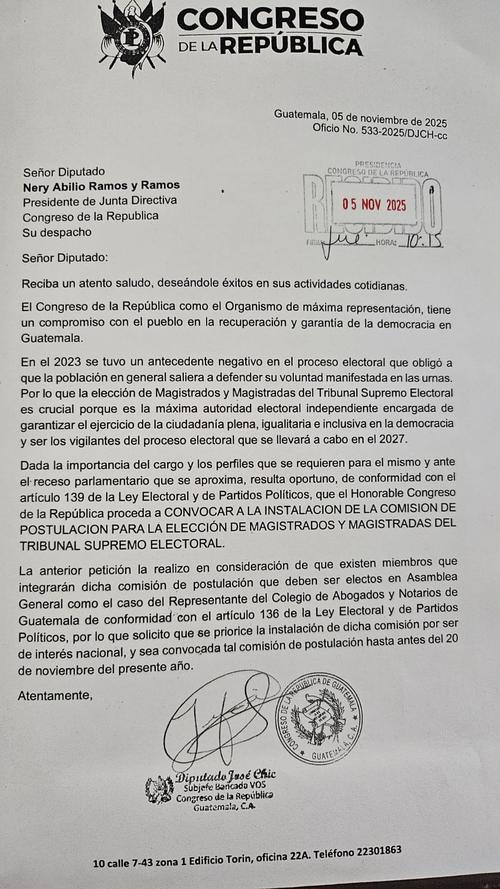 Ante la ausencia de cuatro magistrados titulares se enfatizó la urgencia de iniciar el proceso selección magistrados TSE. (Foto: Estuardo Paredes/Nuestro Diario) 