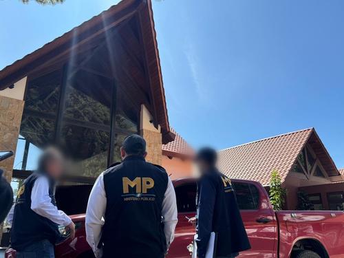 La Finca El Nacimiento ubicada en Santa María de Jesús, está vinculada a Alejandro Giammattei. (Foto: MP)