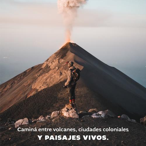 No subas hasta el cráter de los volcanes activos. (Foto: Inguat)