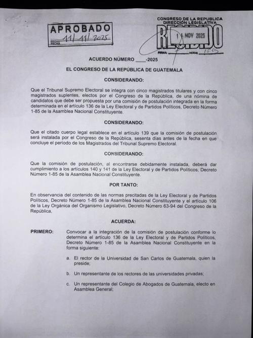 (Imagen: Congreso de la República) 