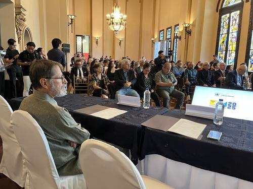 Autoridades, colegas, amigos y familiares celebraron su legado. (Foto: Sandra Sebatián/Colaboradora)