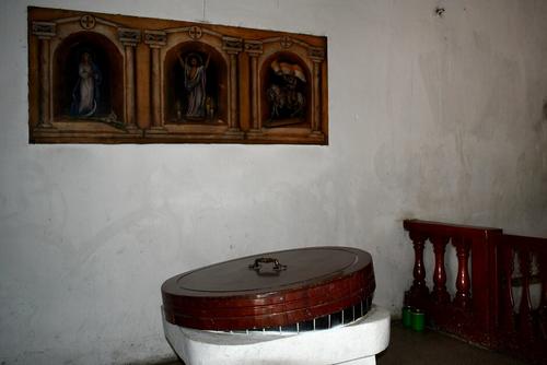 El templo cuenta con vestigios de un pozo artesanal que se habilitó durante la edificación del templo. (Foto: Leonel Vásquez/Colaborador)