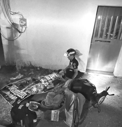 Sujetos desconocidos la atacaron de manera directa. (Foto: Bomberos Voluntarios)