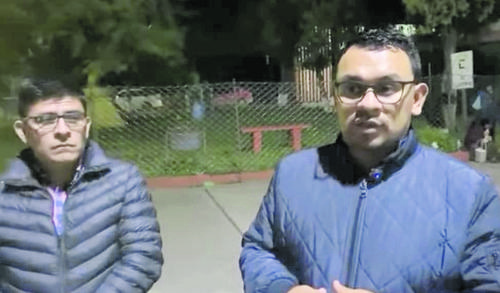 Wilson Coy, párroco de la iglesia donde ocurrió el incidente, agradeció el apoyo de los padres de familia. (Imagen: captura de pantalla)