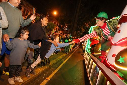 Los niños disfrutaron de la Magia de la Navidad. (Foto. Oscar Rivas/Nuestro Diario)