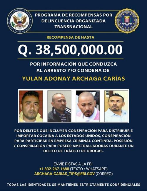 Afiche publicado por la Embajada de Estados Unidos en Guatemala. (Foto: redes sociales)