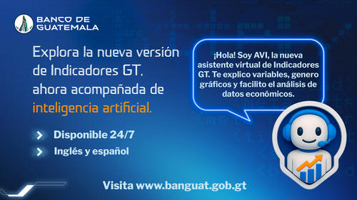 El Banguat informó que AVI permitirá consultar, comparar y descargar datos oficiales en segundos. (Foto: redes sociales/Soy502)