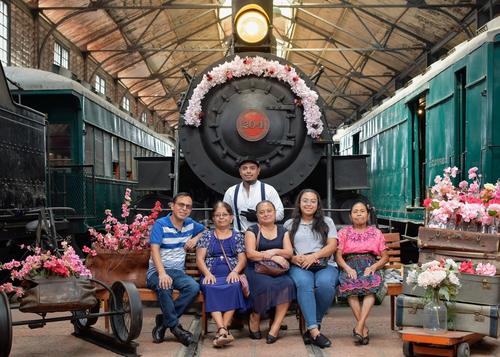 Es un lugar especial para llevarse la foto del recuerdo. (Foto: Cortesía Museo del Ferrocarril)