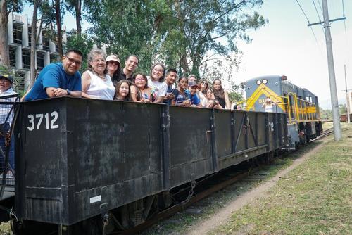 Los vecinos tienen oportunidad de viajar en el ferrocarril. (Foto: Cortesía Museo del Ferrocarril)