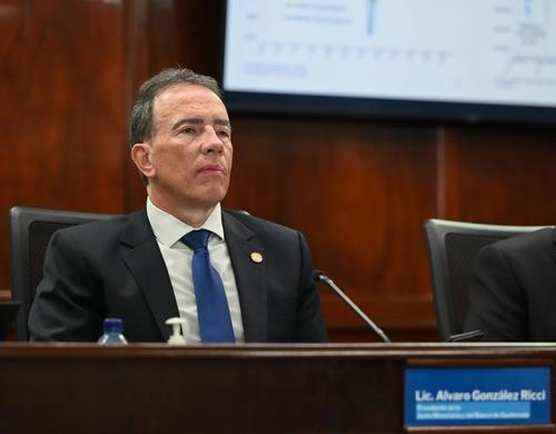 Lic. Álvaro González Ricci, presidente de la Junta Monetaria y del Banco de Guatemala. (Foto: Banguat)