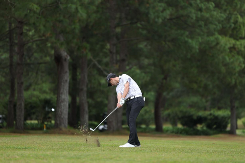 Gabriel Palacios actualmente es uno de los mejores jugadores de Guatemala. Recientemente se consagró como medallista en los Juegos Centroamericanos 2025. (Saulo López - ASGOLF)
