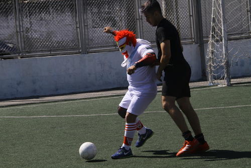El partido de futbol 5 se hará en la cancha 2 del Complejo Deportivo de Gerona. (Foto: Eddy Recinos)