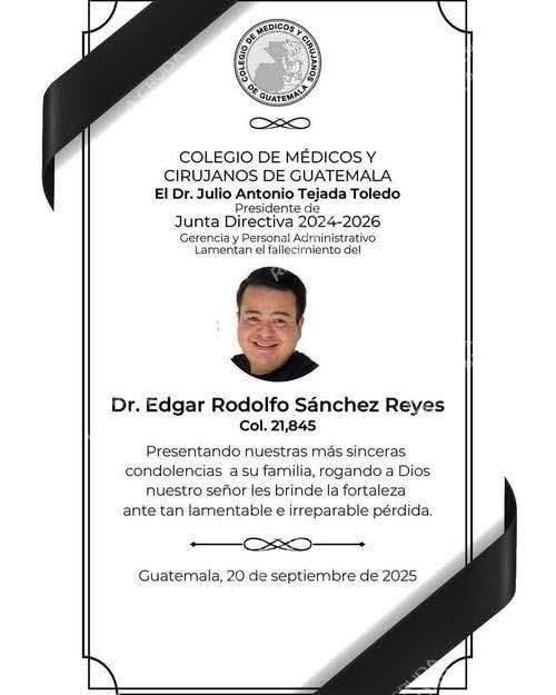 (Foto: Colegio de Médicos y Cirujanos de Guatemala)