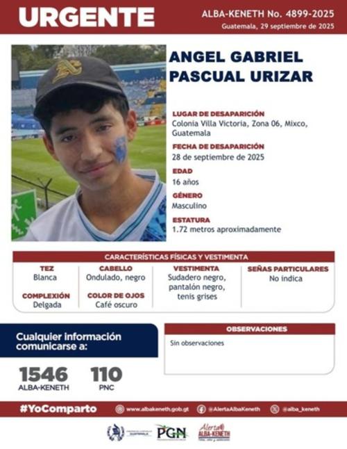 (Imagen: Alerta Alba Keneth)