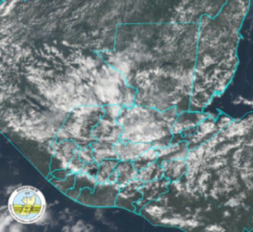 Los nublados se estarían presentando del norte al centro del país. (Foto: Insivumeh)