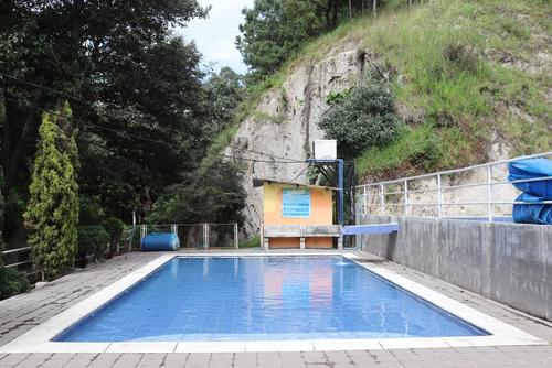La piscina es uno de los espacios más utilizados en este sitio. (Foto: cortesía Laguneta de Salcajá)