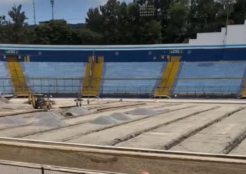 Así se ve actualmente el estadio Doroteo Guamuch Flores. (Foto: Cortesía)
