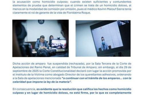  traslado, Kevin Malouf, víctima, caso