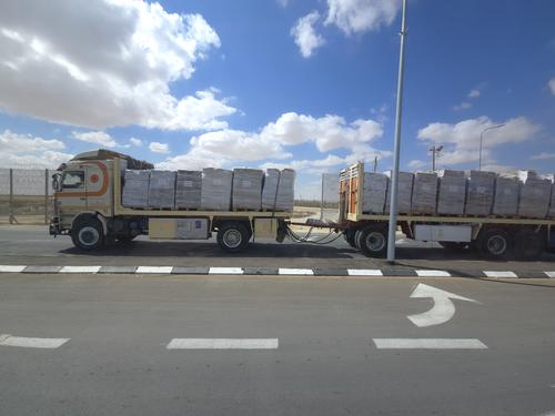 La ayuda humanitaria por parte de Israel y otros países donantes, llega a la Franja de Gaza. (Foto: Leonel Morales/Colaboración)