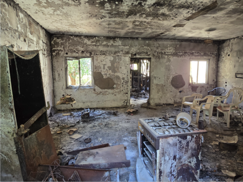 Escombros quedan de algunas viviendas de la comunidad cercana a la Franja de Gaza. (Foto: Leonel Morales/Colaboración)