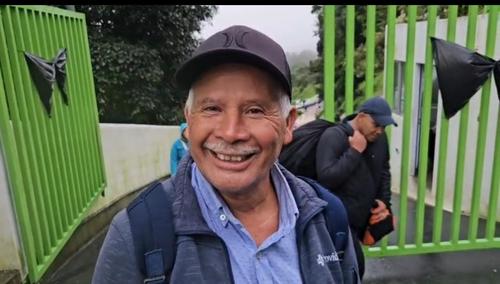 Don Abel contó su experiencia mientras intentaba llegar a su trabajo. (Foto: Estuardo Paredes/Nuestro Diario)