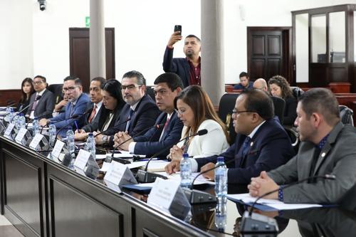 Magistrados y otras autoridades del TSE abogaron por un aumento a su presupuesto en 2026 y explicaron cuánto se prevé gastar en los preparativos de las próximas elecciones. (Foto: Congreso)