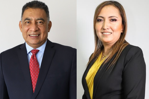 Los magistrados Mauricio Corado y Claudia Palencia podrían disputarse la presidencia de la CSJ. (Foto: Soy502/archivo)
