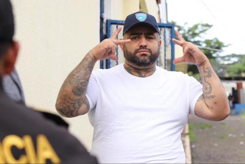 "El Lobo", líder del Barrio 18 en la cárcel de Renovación I. (Foto: MP)