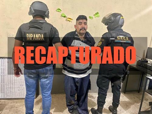 Captura del fugitivo conocido como "Black Demon". (Foto: MINGOB)