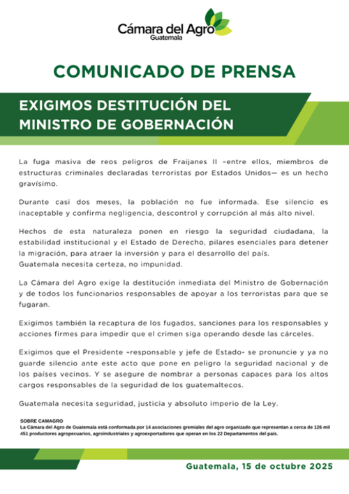 (Imagen: Cámara del Agro)