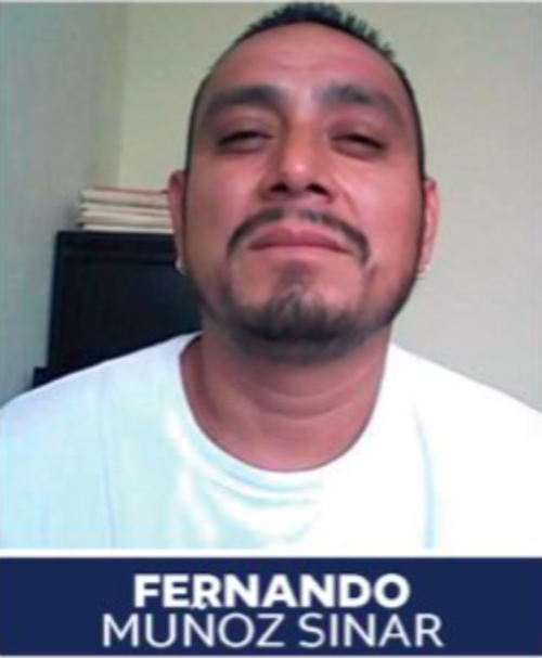 Fernando Muñoz Sinar es buscado por las autoridades, luego de fugarse de la cárcel de Fraijanes II. (Foto: Mingob)