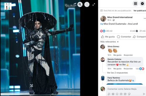 miss grand guatemala national costume traje nacional 1