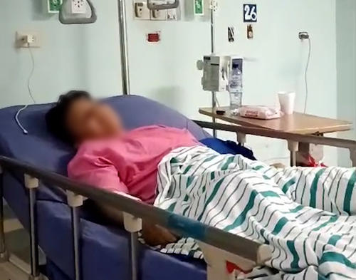 Larkin Morales se mantiene en el Hospital San Juan de Dios. (Foto: cortesía)