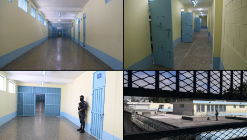 Fotografías de la inauguración del Centro de Cumplimiento de Condena para Hombres Fraijanes I, el 9 de diciembre de 2021. (Foto: Mingob/Soy502)