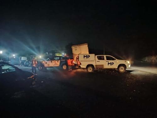 Ambas víctimas presentaban politraumatismo general como resultado del impacto. (Foto: Manuel Peralta/Nuestro Diario)