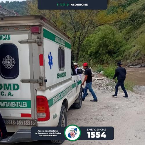 Bomberos Municipales Departamentales continuarán la búsqueda este sábado. (Foto: Asonbomd)