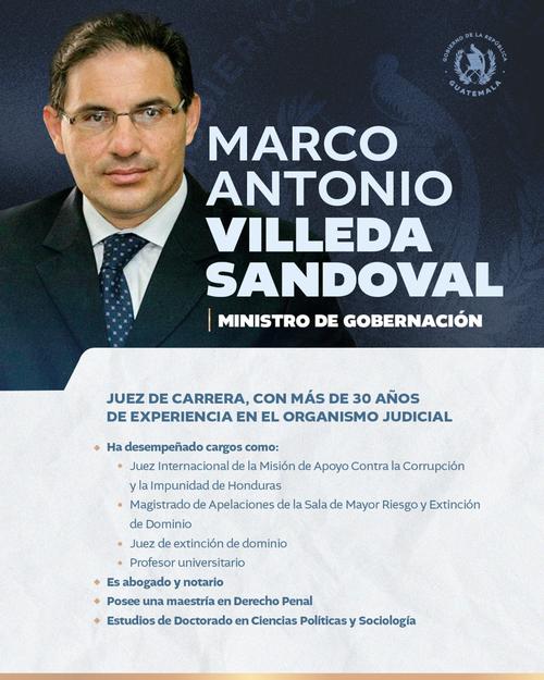El abodado de 53 años que fue nombrado como ministro de Gobernación. (Foto: Archivo/Soy502)
