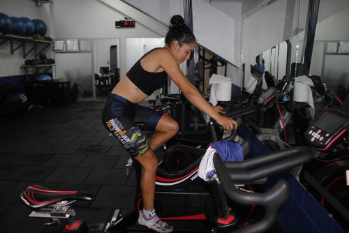 Marlen se entrena arduamente en las instalaciones del Complejo Deportivo. (Foto: Oswaldo Cop/Colaborador)