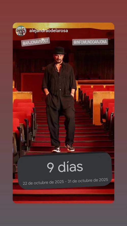 En su perfil personal publicó el conteo de los días que faltan para su primer show. (Foto: Ricardo Arjona)